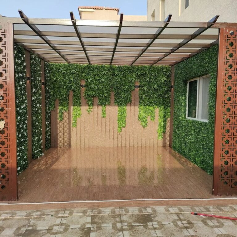تصميم أسوار بألواح بديل الخشب