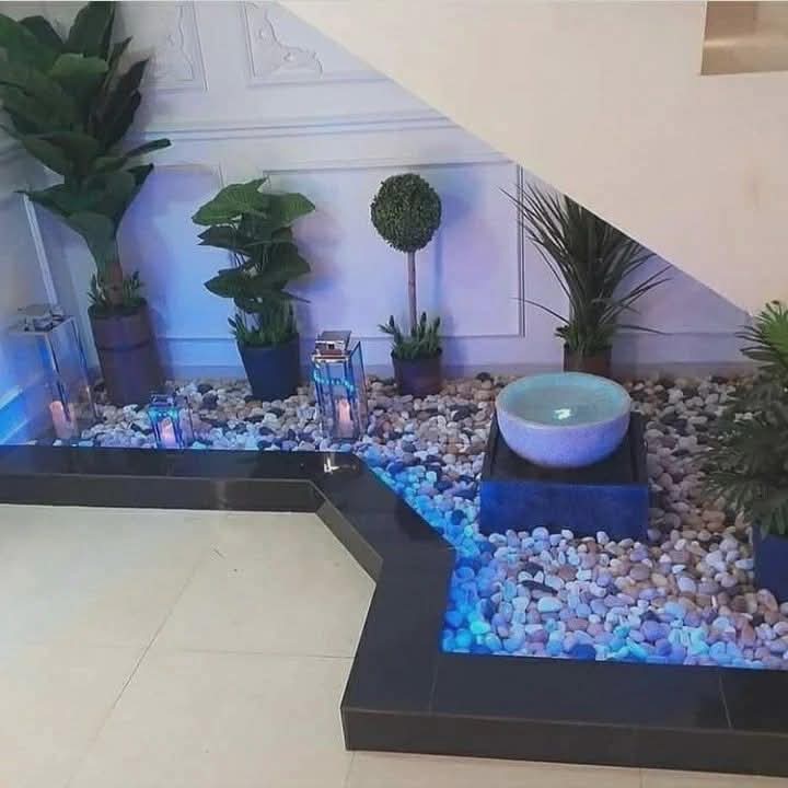 أحواض حجرية للحدائق المنزلية