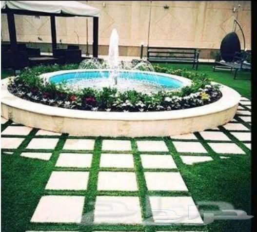 صورة تنسيق حدائق وشلالات ونوافير مؤسسة نجران